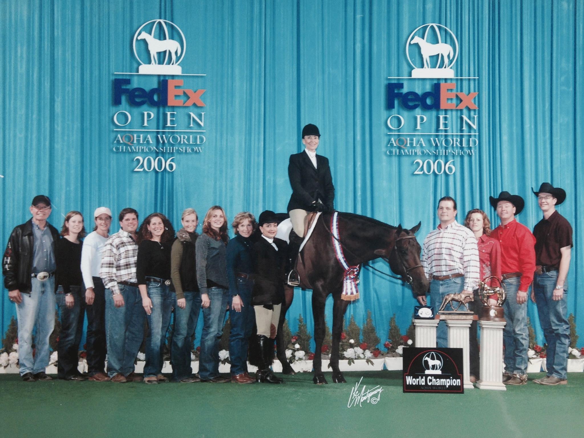 World Champion Win Photo (2006)