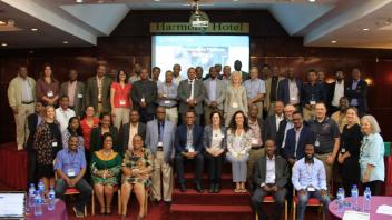 Dr. Kebreab and colleagues in Ethiopia