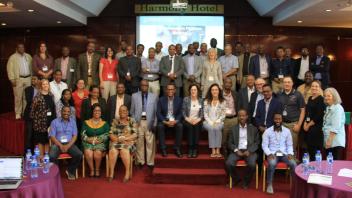 Dr. Kebreab and colleagues in Ethiopia