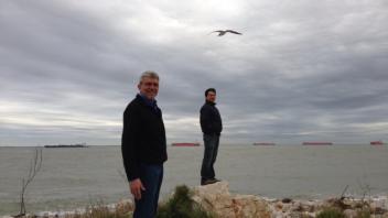 Juan Medrano, and Ricardo Verdugo in Galveston, Texas, 2013