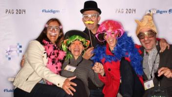 Having fun at PAG, 2014