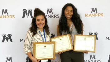 Juliana Candelaria & Carmen Banks at the 34th Annual MANRRS National Conference