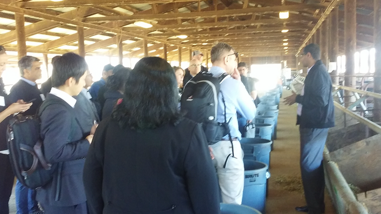 Dr. Kebreab at the World AgriTech Summit