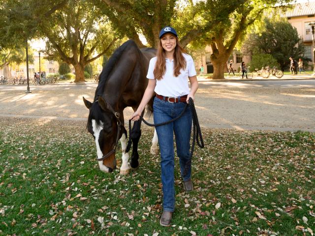 Student with Horse