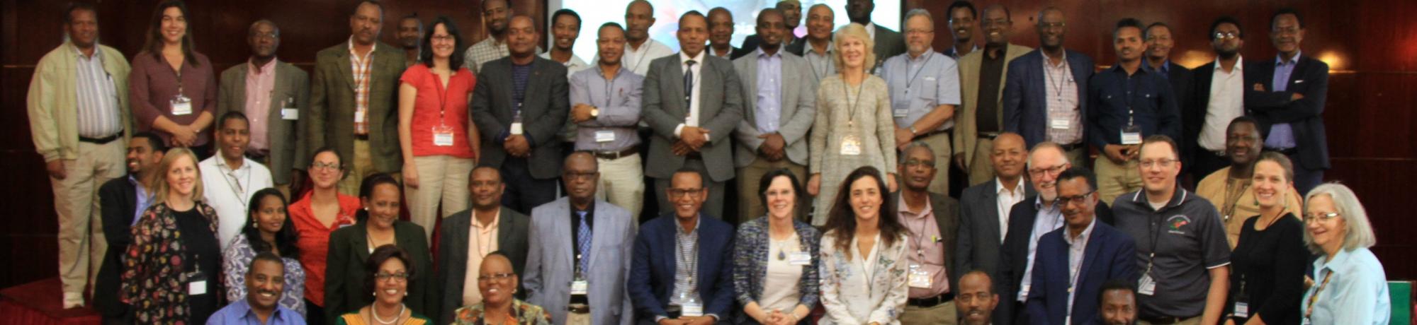 Dr. Kebreab and colleagues in Ethiopia