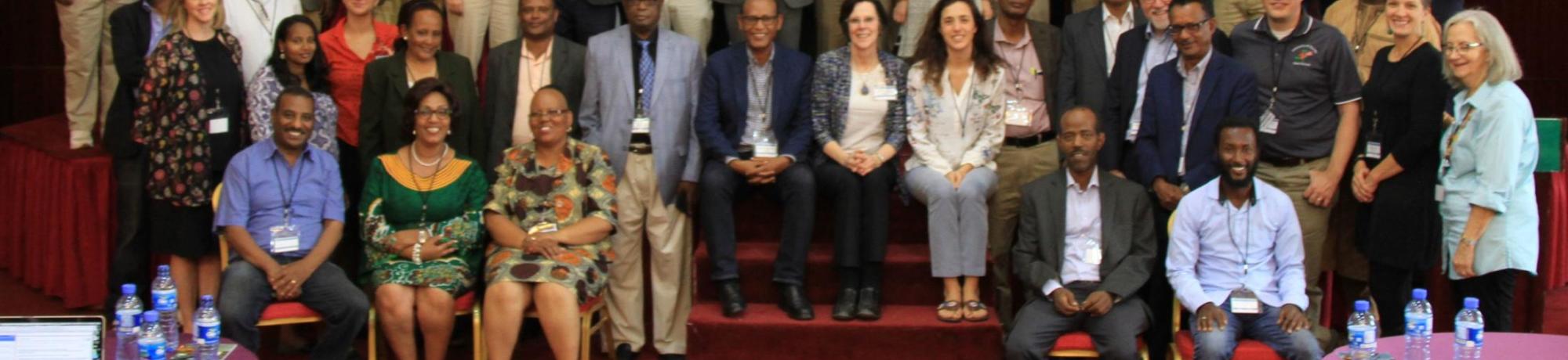 Dr. Kebreab and colleagues in Ethiopia